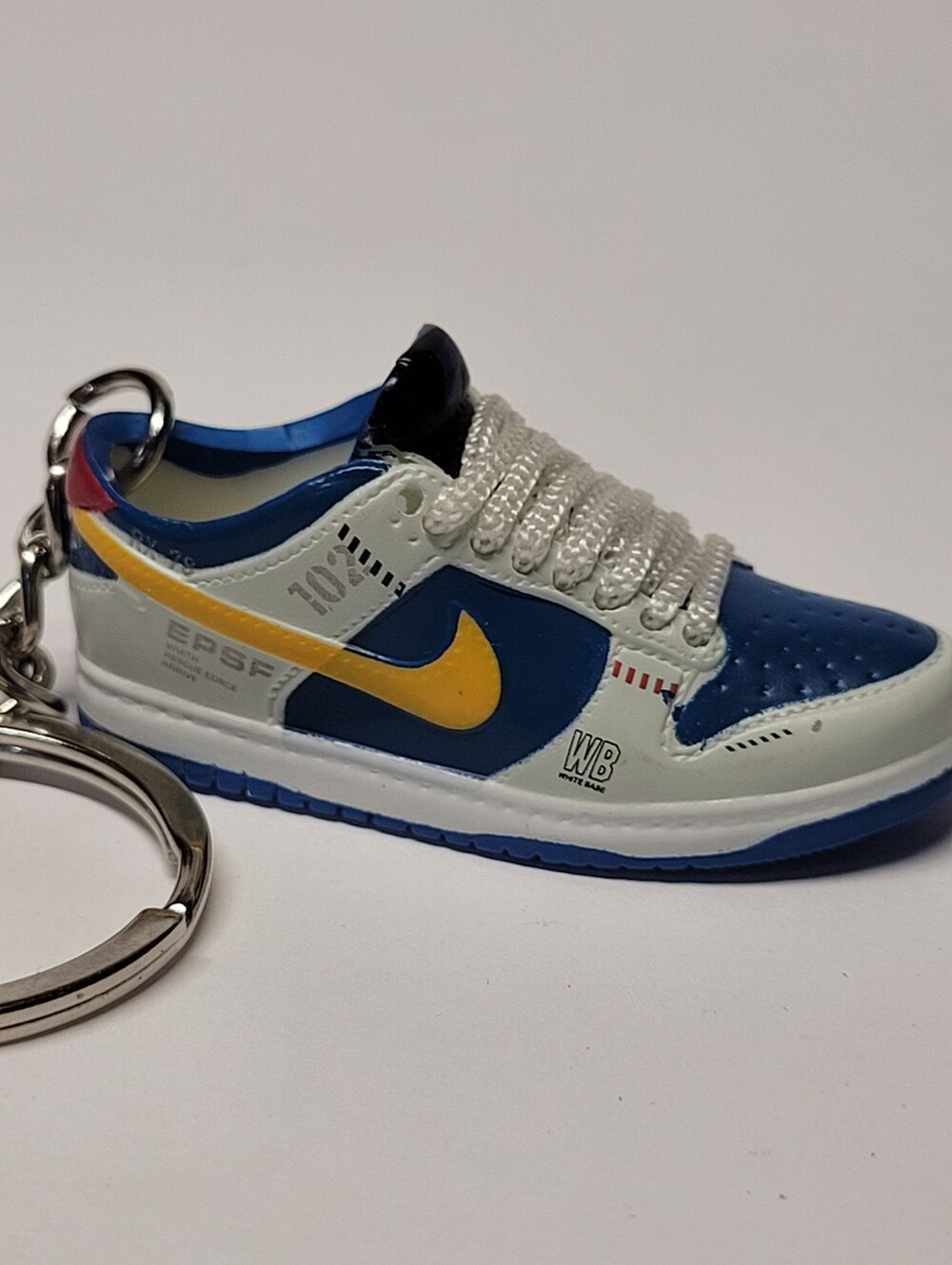 Mini 3D Retro Basketball Shoe Keychain Multi-Color Sneaker Charm
